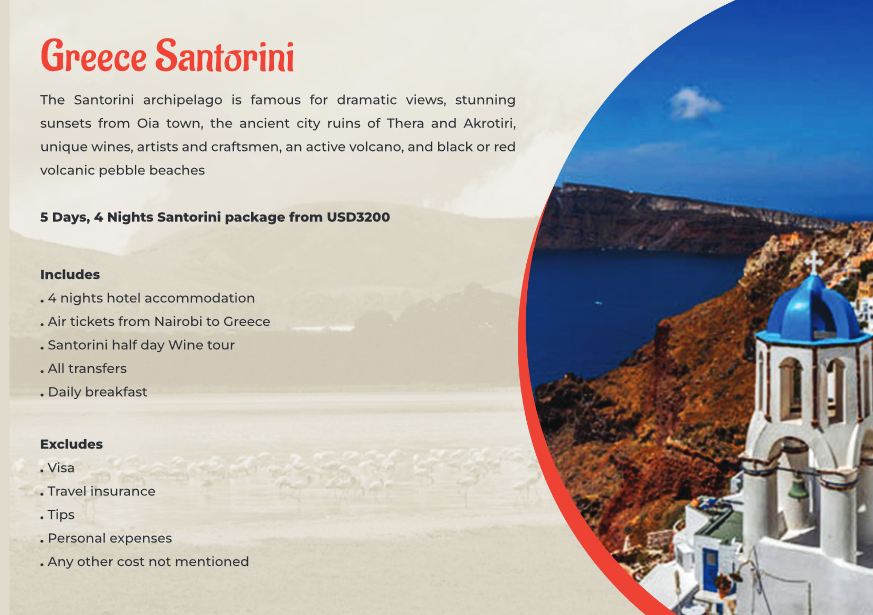 Tour Greece Santorini